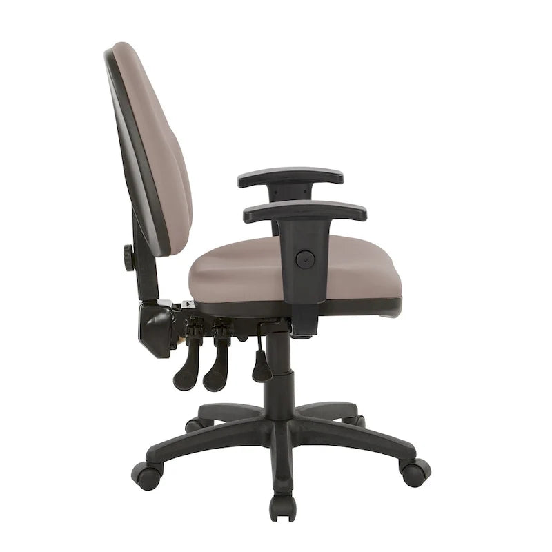 Dual Function Ergonomic Office Chair with Adjustable Back Height