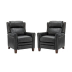 32.48 Wide Leather Manual Recliner Set of 2