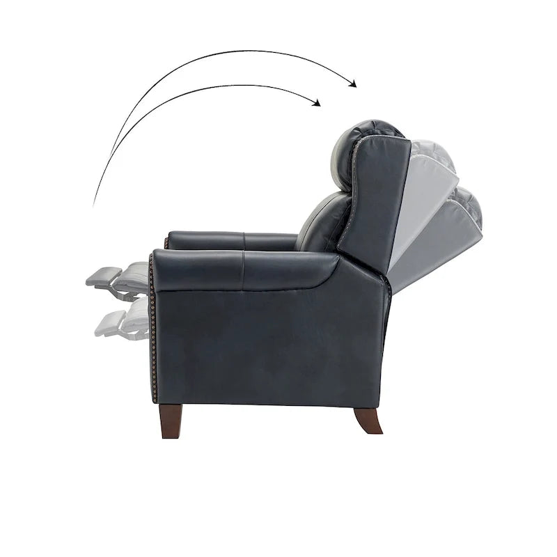 32.48 Wide Leather Manual Recliner Set of 2