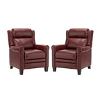 32.48 Wide Leather Manual Recliner Set of 2
