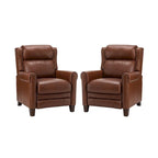 32.48 Wide Leather Manual Recliner Set of 2