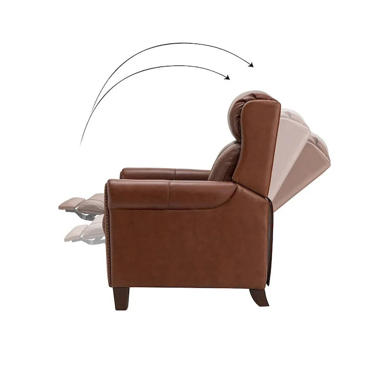 32.48 Wide Leather Manual Recliner Set of 2