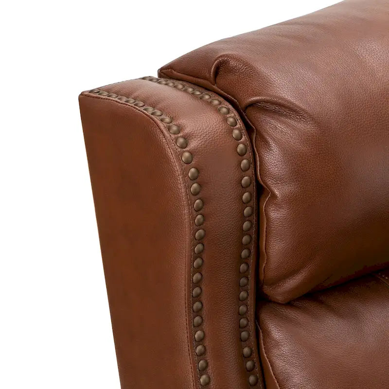 32.48 Wide Leather Manual Recliner Set of 2