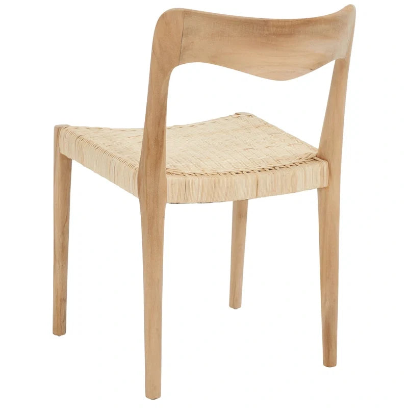 Wicker Dining Chair - 21W x 18D x 31H