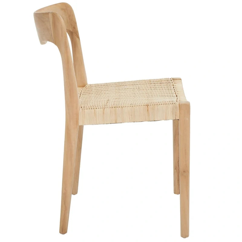 Wicker Dining Chair - 21W x 18D x 31H