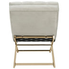 Velvet Chaise Lounge with Round Pillow - 65Wx23Dx33H