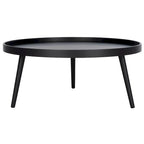 Round Tray Top Coffee Table - 35.4W x 35.4D x 15H
