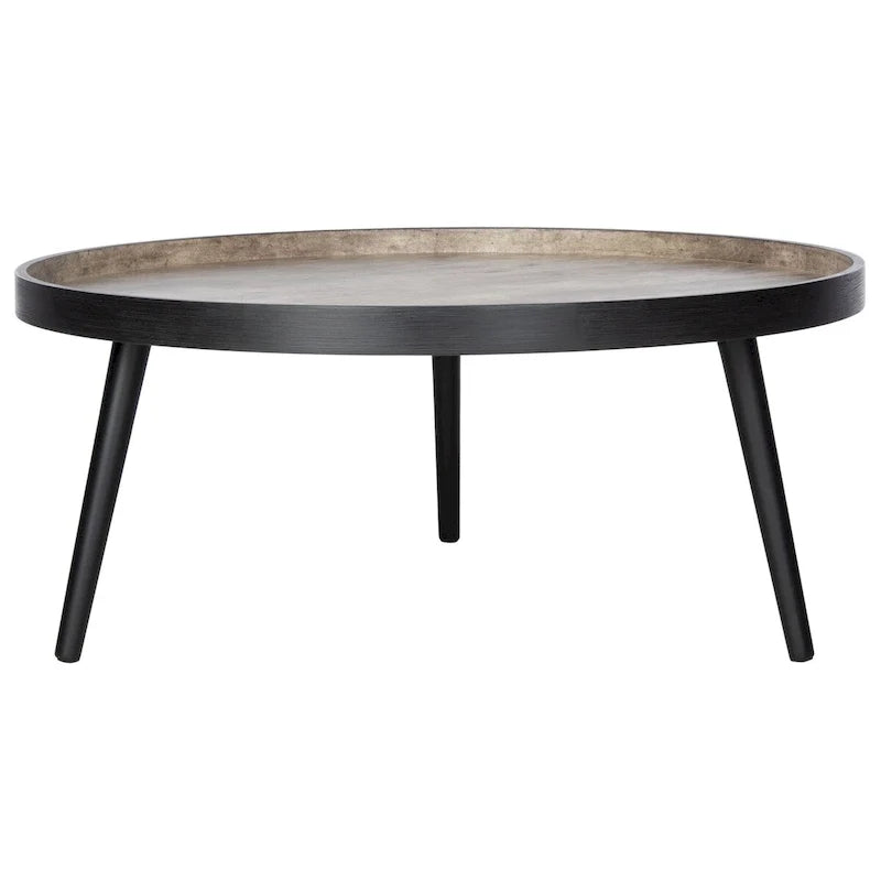 Round Tray Top Coffee Table - 35.4W x 35.4D x 15H