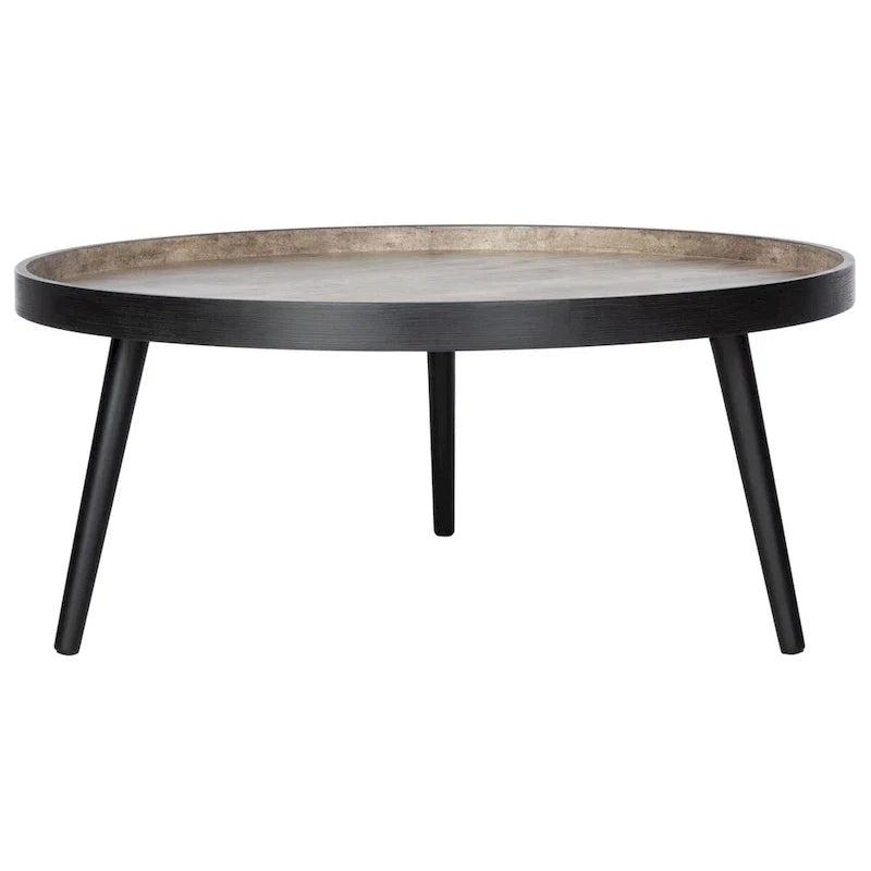 Round Tray Top Coffee Table - 35.4W x 35.4D x 15H