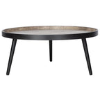 Round Tray Top Coffee Table - 35.4W x 35.4D x 15H