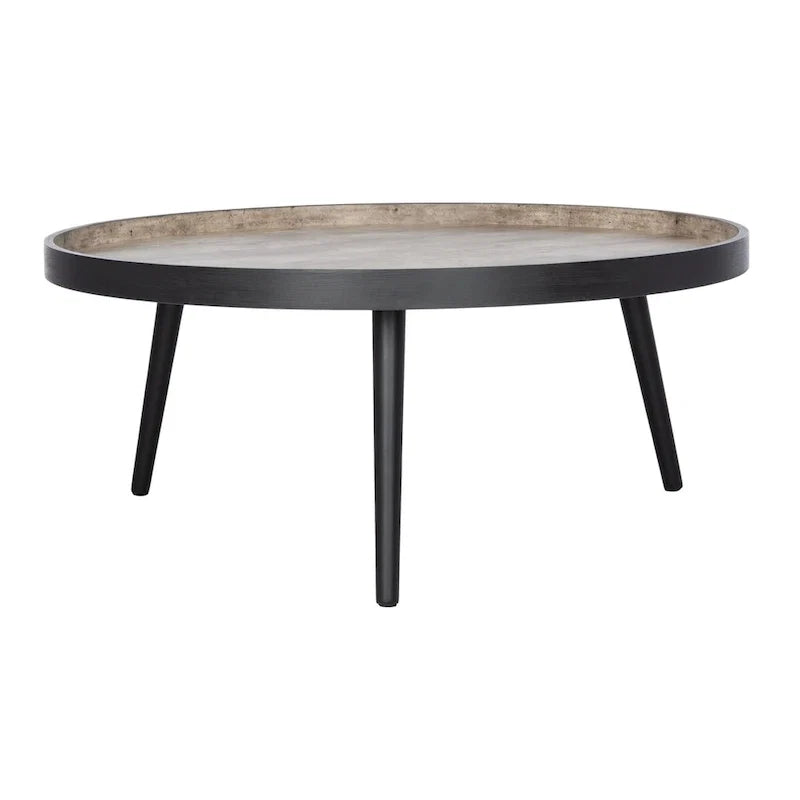 Round Tray Top Coffee Table - 35.4W x 35.4D x 15H