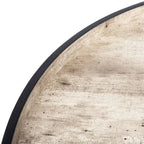 Round Tray Top Coffee Table - 35.4W x 35.4D x 15H