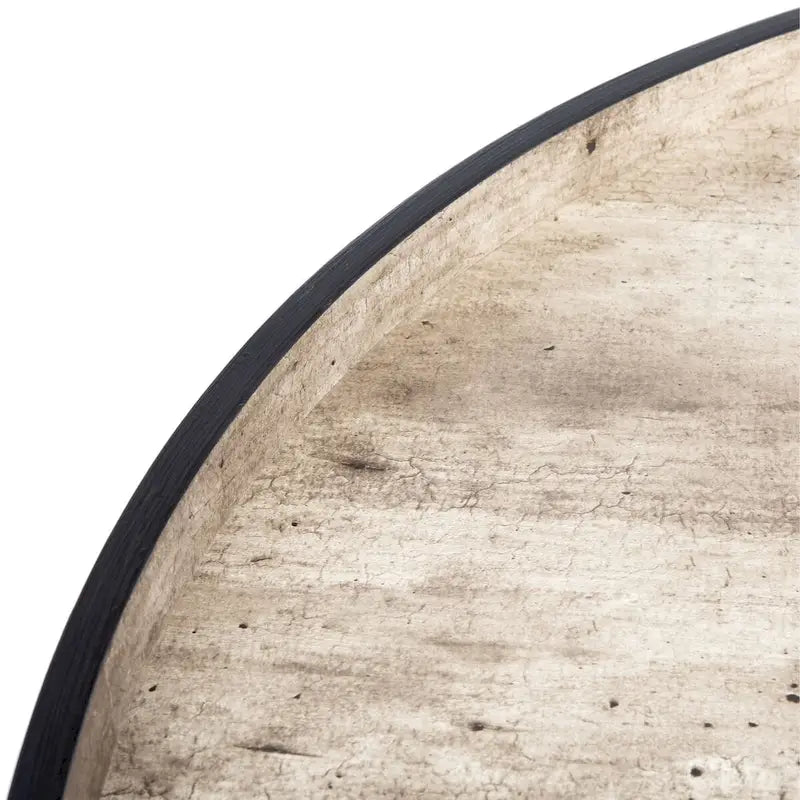 Round Tray Top Coffee Table - 35.4W x 35.4D x 15H