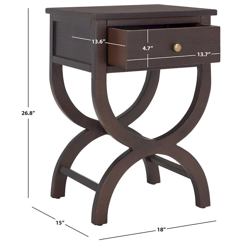 1-Drawer Accent Table Nightstand (Fully Assembled) - 18W x 15D x 27H