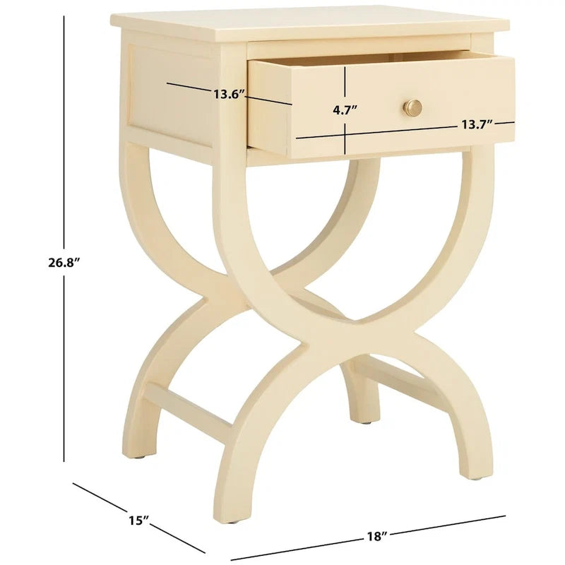1-Drawer Accent Table Nightstand (Fully Assembled) - 18W x 15D x 27H