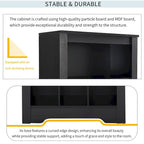Contemporary Shoe Cabinet with Multiple Storage Capacity