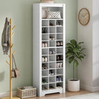 Contemporary Shoe Cabinet with Multiple Storage Capacity