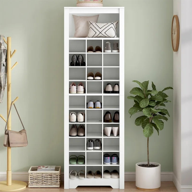 Contemporary Shoe Cabinet with Multiple Storage Capacity