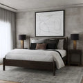 Rounded Leg Platform Bed