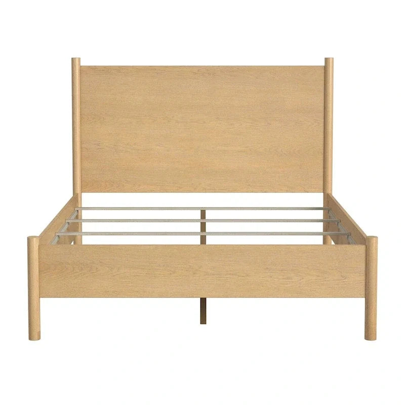 Rounded Leg Platform Bed