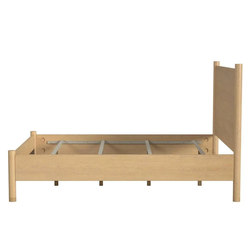 Rounded Leg Platform Bed