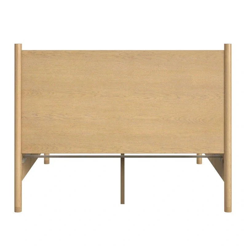 Rounded Leg Platform Bed