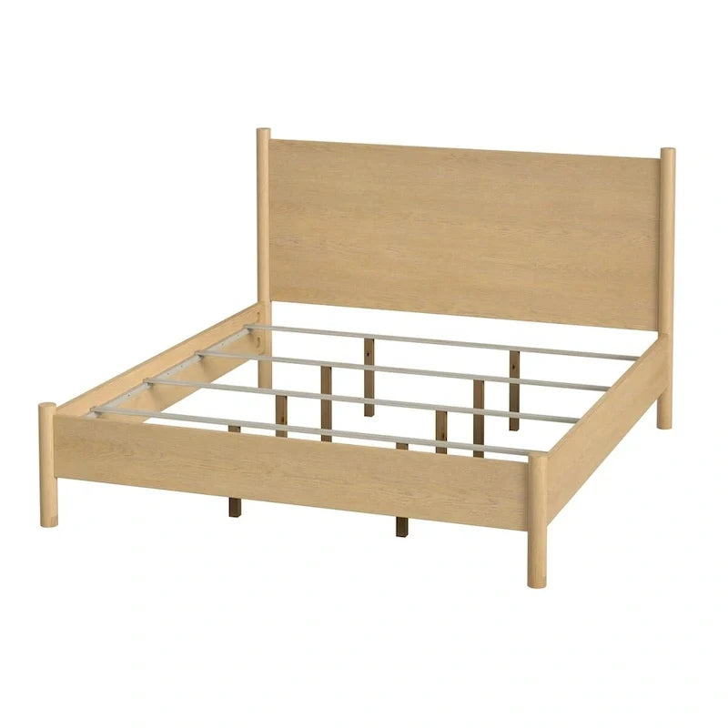 Rounded Leg Platform Bed