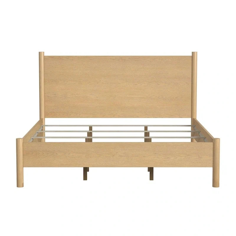 Rounded Leg Platform Bed