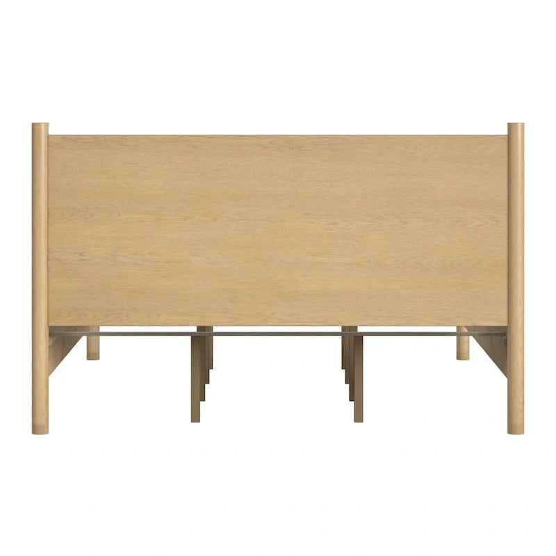 Rounded Leg Platform Bed