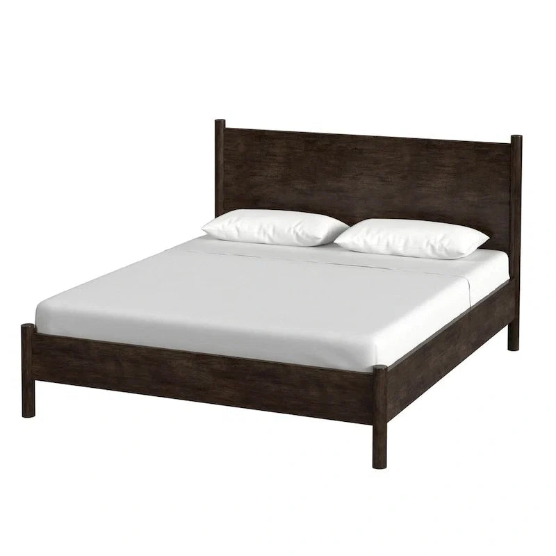 Rounded Leg Platform Bed