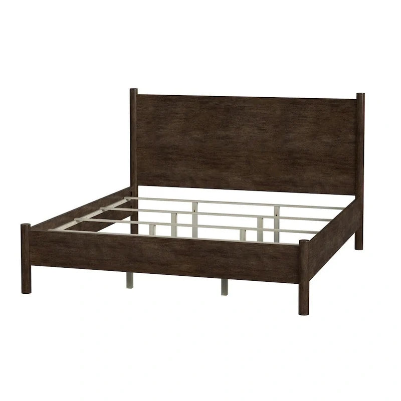 Rounded Leg Platform Bed