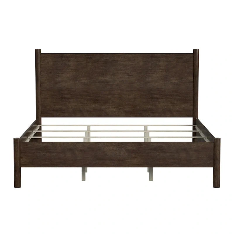 Rounded Leg Platform Bed