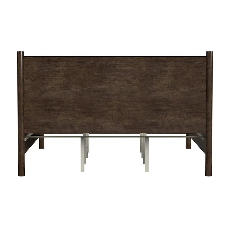 Rounded Leg Platform Bed