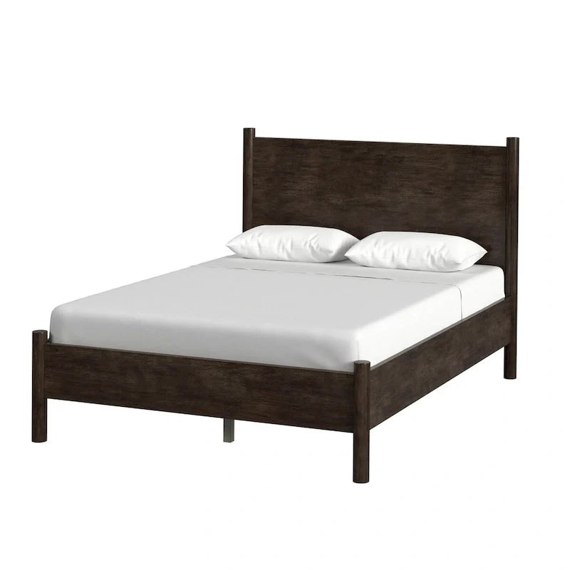 Rounded Leg Platform Bed