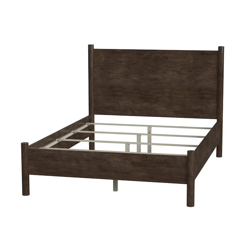 Rounded Leg Platform Bed