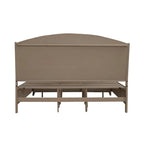 Burnished Beige Oak Panel Storage Bed - King or Queen