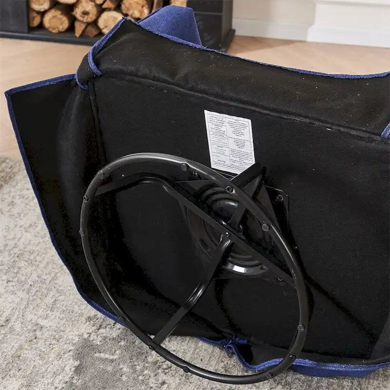 Barrel Accent Chair with Ottoman