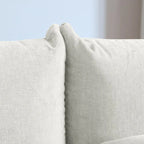 3-Piece Chenille Sofa Set with Ottoman – Armchair, Loveseat & 3-Seater Couch