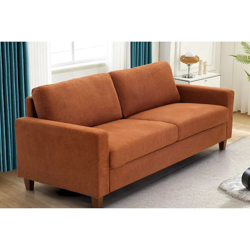 77-Inch Upholstered Living Room Sofa