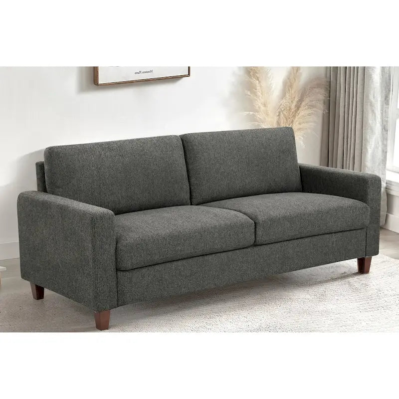 77-Inch Upholstered Living Room Sofa