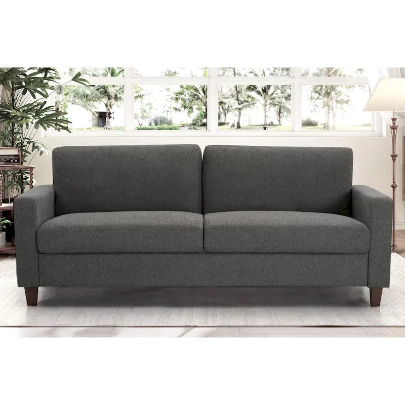 77-Inch Upholstered Living Room Sofa