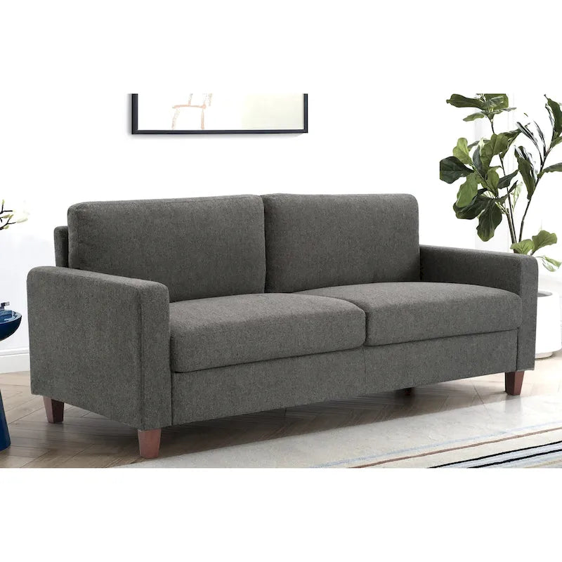 77-Inch Upholstered Living Room Sofa