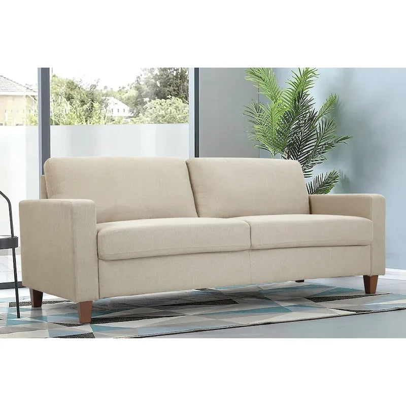 77-Inch Upholstered Living Room Sofa