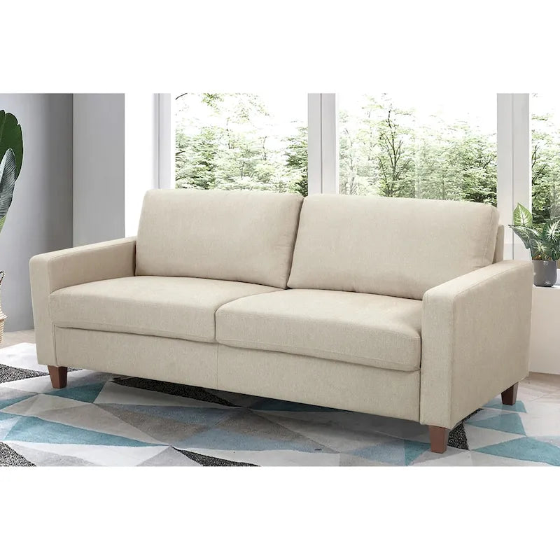 77-Inch Upholstered Living Room Sofa