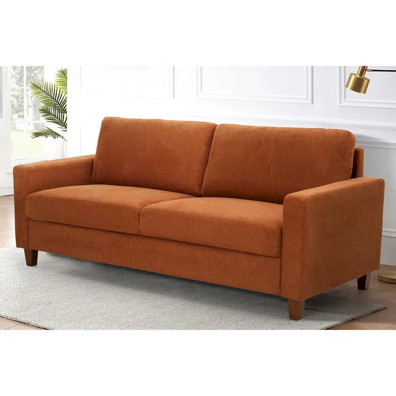 77-Inch Upholstered Living Room Sofa