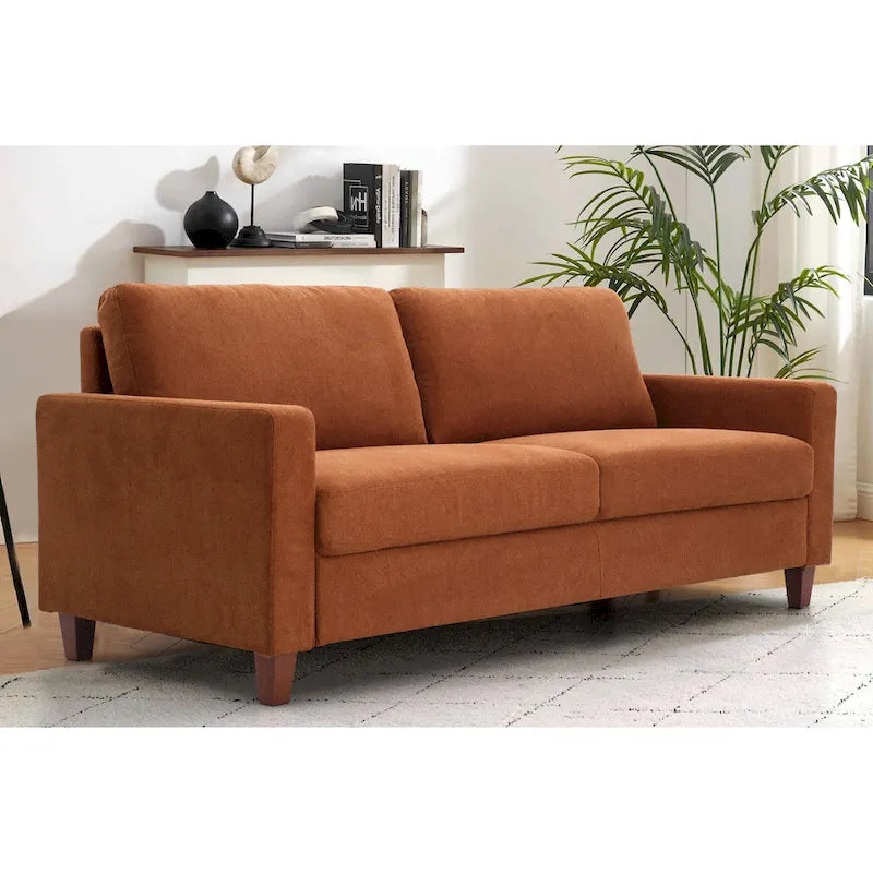 77-Inch Upholstered Living Room Sofa