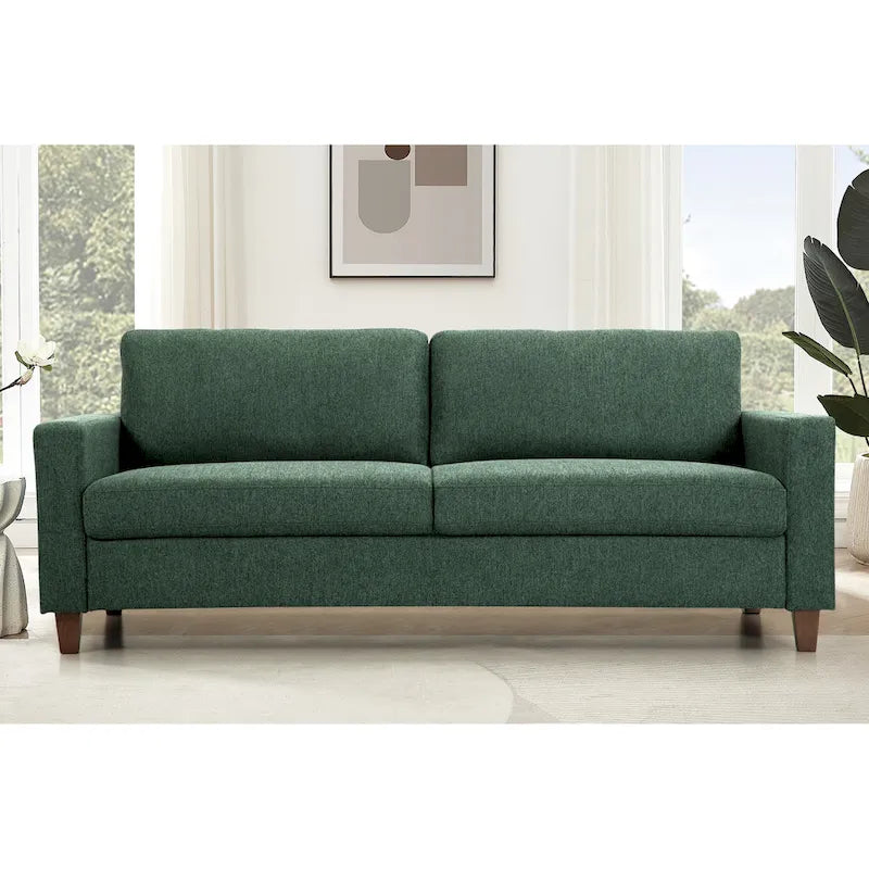 77-Inch Upholstered Living Room Sofa