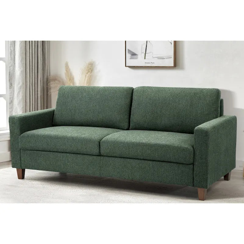 77-Inch Upholstered Living Room Sofa