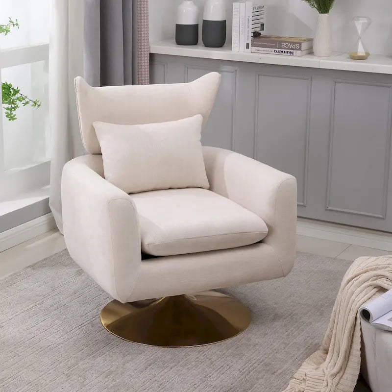 360-Degree Swivel Accent Chair