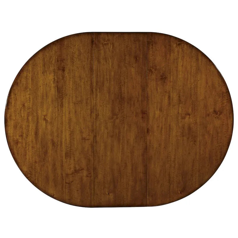 Round Pedestal Dining Table with 18 Leaf